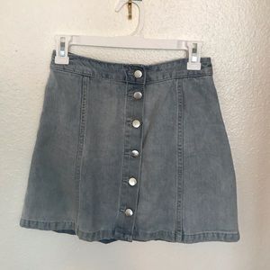 Light Blue Denim Skirt